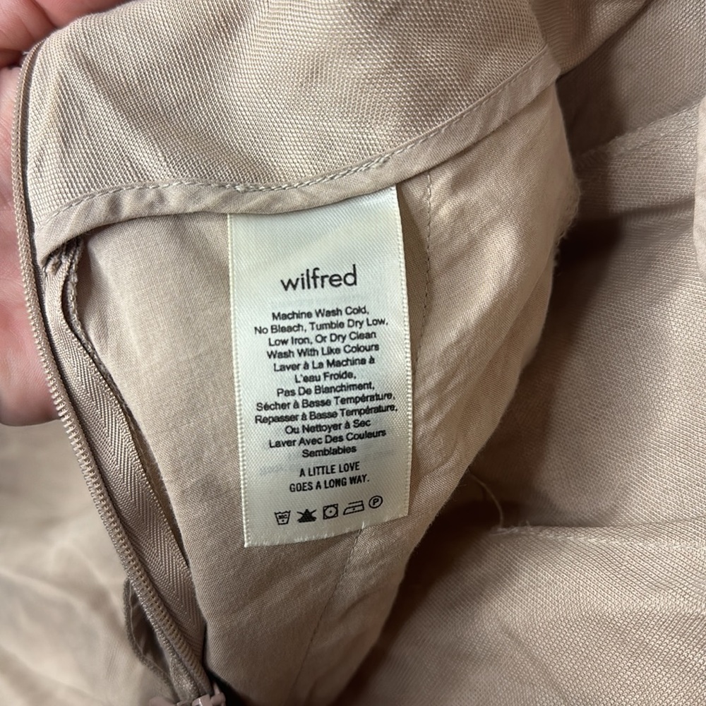 ARITZIA Wilfred Cairo Brax Linen Jumpsuit US 0 - Picture 11 of 11